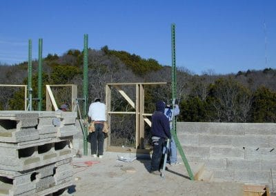Building with insulated concrete forms