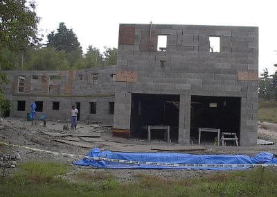 ICF Block Construction
