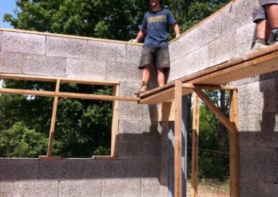 ICF Block Construction