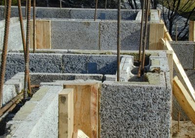 Building with insulated concrete forms