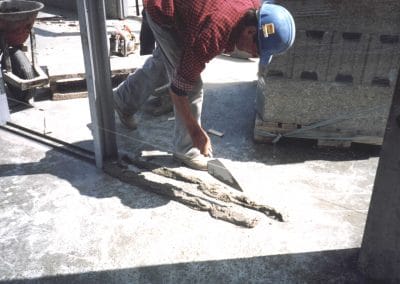 First course of insulated concrete forms